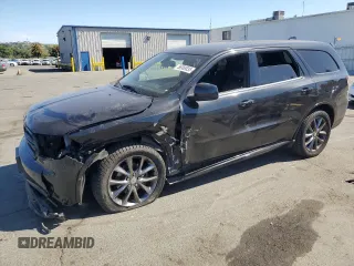 2015 Dodge Durango SXT with VIN 1C4RDJAG8FC850558, listed as a Copart auction lot 56368835 with 131,334 mi miles and Salvage title. Bid and sale history available at DreamBid. Image 1.