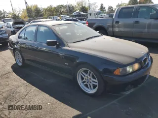 2003 BMW 5 Series 540i with VIN WBADN53473GF71950, listed as a Copart auction lot 74998994 with 116,034 mi miles and Clean Title. Bid and sale history available at carsss.com. Image 4.