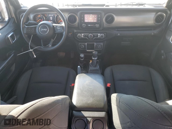 2020 Jeep Wrangler Unlimited Sport with VIN 1C4HJXDM1LW248717, listed as a Copart auction lot 42967745 with 50,496 mi miles and Salvage title. Bid and sale history available at DreamBid. Image 8.