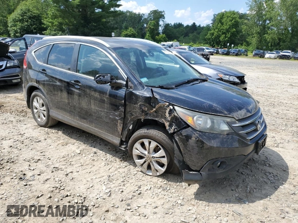 2012 Honda CR-V EX-L with VIN 2HKRM4H72CH604838, listed as a Copart auction lot 61155975 with 142,279 mi miles and Clean title. Bid and sale history available at DreamBid. Image 4.