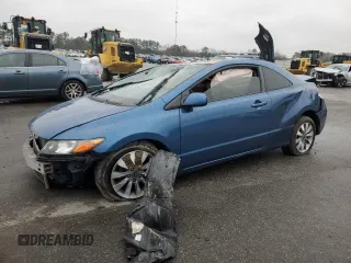 2011 Honda Civic Cpe EX with VIN 2HGFG1B89BH509826, listed as a Copart auction lot 44347195 with 124,381 mi miles and Salvage Title. Bid and sale history available at carsss.com. Image 1.