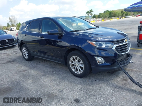 2020 Chevrolet Equinox LT with VIN 3GNAXJEV5LS592266, listed as a IAAI auction lot 41924328 with 61,574 mi miles and . Bid and sale history available at DreamBid. Image 1.