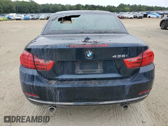 2014 BMW 4 Series 435i with VIN WBA3T3C53EP737301, listed as a Copart auction lot 57352985 with Not provided miles and Salvage title. Bid and sale history available at DreamBid. Image 6.