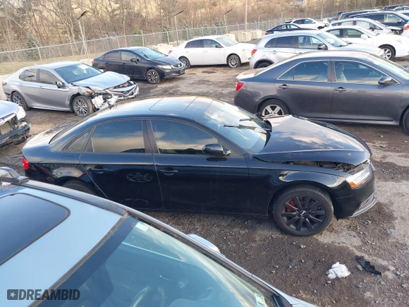 2013 Audi A4 Premium with VIN WAUBFAFL6DA155079, listed as a IAAI auction lot 41017382 with 77,149 mi miles. Bid and sale history available at carsss.com. Image 13.