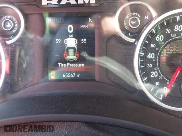 2023 Ram 2500 Big Horn with VIN 3C6UR5JL1PG651289, listed as a IAAI auction lot 42460464 with 65,567 mi miles and . Bid and sale history available at DreamBid. Image 14.
