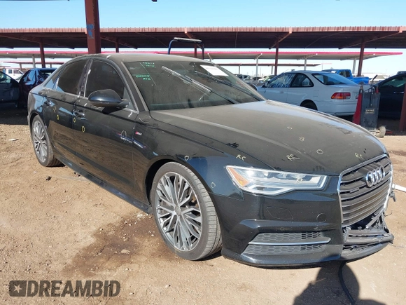2016 Audi A6 Premium Plus z VIN WAUGFAFC8GN103391, wystawiony jako IAAI lot #41341007 z przebiegiem 130 581 mil mil oraz . Historia ofert i sprzedaży dostępna na DreamBid. Obrazek 1.
