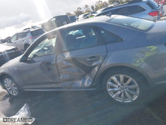 2018 Audi A4 Premium with VIN WAUKMAF45JA158842, listed as a IAAI auction lot 41794952 with 25,563 mi miles. Bid and sale history available at carsss.com. Image 14.
