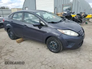2012 Ford Fiesta S with VIN 3FADP4AJ2CM176566, listed as a Copart auction lot 80725944 with 176,015 mi miles and Salvage Title. Bid and sale history available at DreamBid. Image 4.