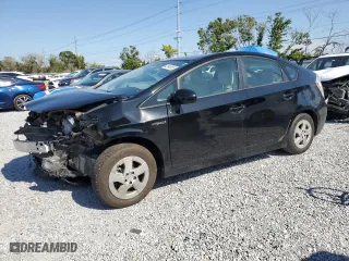 2011 Toyota Prius I with VIN JTDKN3DU5B0267971, listed as a Copart auction lot 52944955 with 94,845 mi miles and Non Repairable. Bid and sale history available at carsss.com. Image 1.