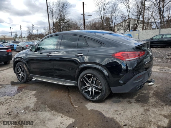 2021 Mercedes-Benz GLE with VIN 4JGFD6BBXMA539074, listed as a Copart auction lot 45565585 with 27,913 mi miles and Salvage Title. Bid and sale history available at carsss.com. Image 2.