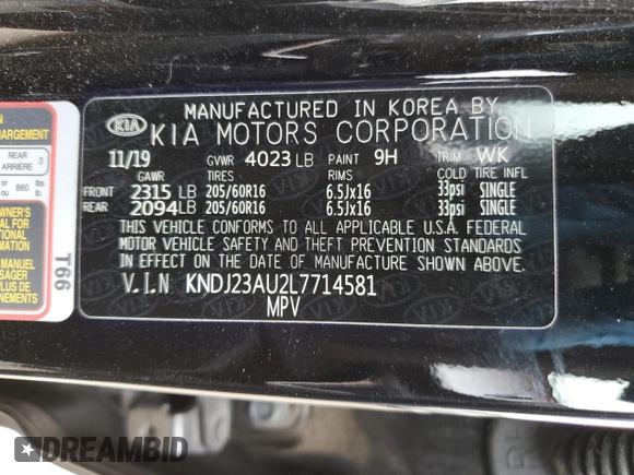 2020 Kia Soul X-Line with VIN KNDJ23AU2L7714581, listed as a Copart auction lot 69775674 with 17,639 mi miles and Salvage Title. Bid and sale history available at carsss.com. Image 13.