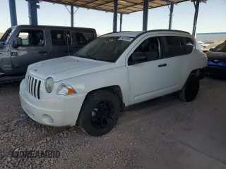 2007 Jeep Compass Sport with VIN 1J8FT47W87D146242, listed as a Copart auction lot 45649485 with 144,860 mi miles and Salvage Title. Bid and sale history available at carsss.com. Image 1.