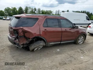 2018 Ford Explorer XLT with VIN 1FM5K8D81JGA11477, listed as a Copart auction lot 58386475 with 93,818 mi miles and Salvage title. Bid and sale history available at DreamBid. Image 3.
