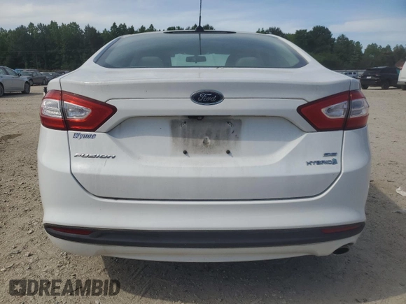 2016 Ford Fusion SE Hybrid with VIN 3FA6P0LU2GR130608, listed as a Copart auction lot 56394795 with 103,617 mi miles and Clean title. Bid and sale history available at DreamBid. Image 6.