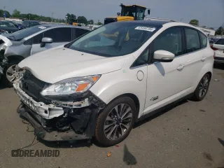 2017 Ford C-Max Energi Titanium with VIN 1FADP5FU3HL105023, listed as a Copart auction lot 65458784 with 64,443 mi miles and Salvage Title. Bid and sale history available at carsss.com. Image 1.