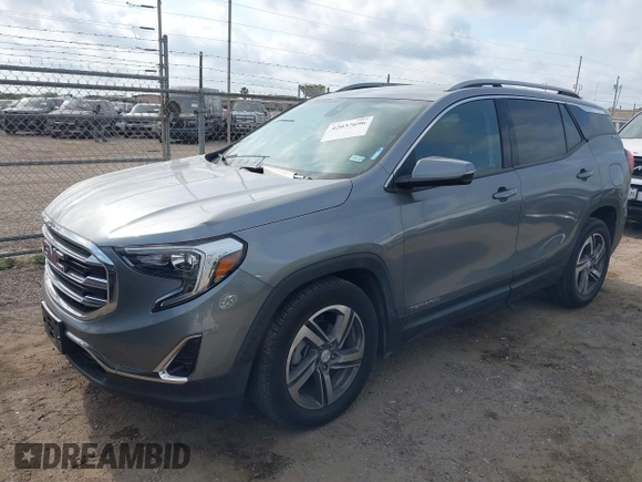 2020 GMC Terrain SLT with VIN 3GKALPEV5LL282043, listed as a IAAI auction lot 42037696 with 46,352 mi miles. Bid and sale history available at carsss.com. Image 17.