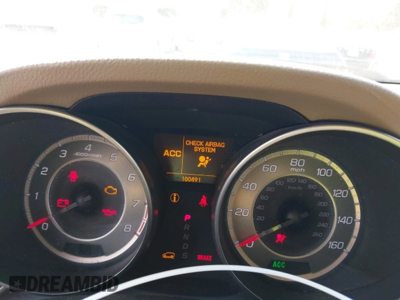 2013 Acura MDX Advance with VIN 2HNYD2H89DH520819, listed as a IAAI auction lot 41407422 with 100,491 mi miles and . Bid and sale history available at DreamBid. Image 7.