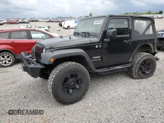 2014 Jeep Wrangler Sport with VIN 1C4AJWAG5EL326480, listed as a Copart auction lot 60653955 with 94,102 mi miles and Salvage title. Bid and sale history available at DreamBid. Image 1.