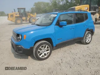 2015 Jeep Renegade Latitude z VIN ZACCJBBT4FPC03571, wystawiony jako Copart lot #58923295 z przebiegiem 45 031 mil mil oraz Czysty tytuł • Clean title. Historia ofert i sprzedaży dostępna na DreamBid. Obrazek 1.