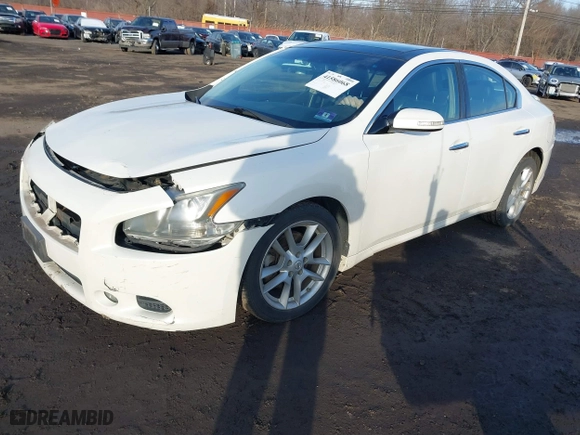 2010 Nissan Maxima 3.5 SV w/Premium Pkg with VIN 1N4AA5APXAC804113, listed as a IAAI auction lot 41586068 with 127,134 mi miles. Bid and sale history available at carsss.com. Image 2.