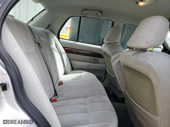 2003 Mercury Grand Marquis GS Convenience with VIN 2MEFM74W93X654361, listed as a Copart auction lot 63485294 with 165,569 mi miles and Salvage Title. Bid and sale history available at carsss.com. Image 10.