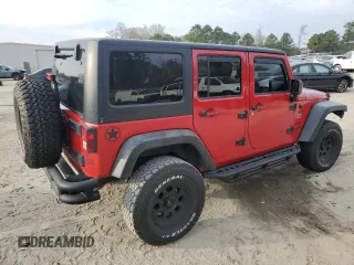 2014 Jeep Wrangler Unlimited Sport with VIN 1C4HJWDG6EL280653, listed as a Copart auction lot 48851205 with 125,211 mi miles and Salvage Title. Bid and sale history available at DreamBid. Image 3.