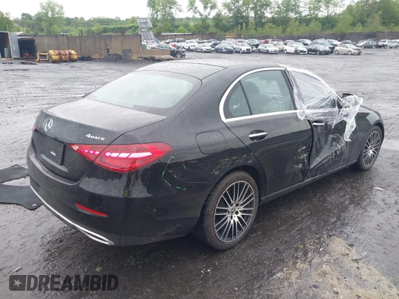 2024 Mercedes-Benz C 300 with VIN W1KAF4HBXRR224889, listed as a IAAI auction lot 42323821 with 7,092 mi miles and . Bid and sale history available at DreamBid. Image 4.
