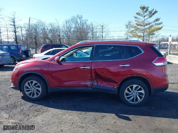 2015 Nissan Rogue SV with VIN 5N1AT2MV9FC898176, listed as a IAAI auction lot 41756986 with 54276 miles. Bid and sale history available at carsss.com. Image 15.