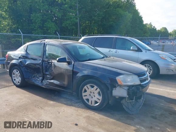 2014 Dodge Avenger SE z VIN 1C3CDZAG2EN217906, wystawiony jako IAAI lot #42144859 z przebiegiem 138 655 mil mil oraz . Historia ofert i sprzedaży dostępna na DreamBid. Obrazek 1.
