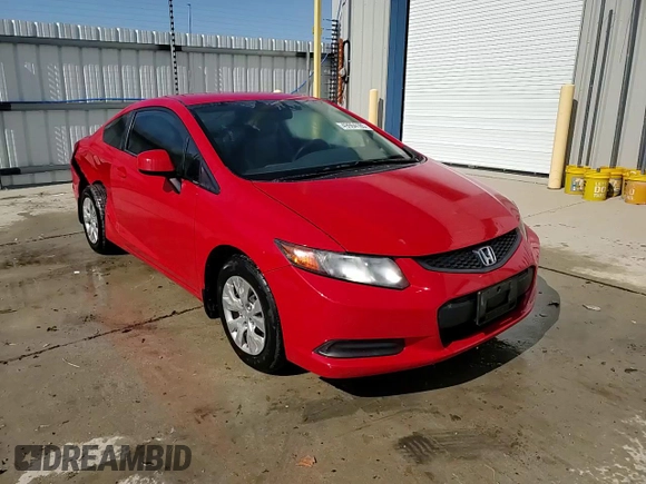 2012 Honda Civic Cpe LX with VIN 2HGFG3B53CH537169, listed as a Copart auction lot 49964185 with 141,999 mi miles and Salvage Title. Bid and sale history available at carsss.com. Image 13.