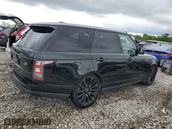 2014 Land Rover Range Rover Supercharged with VIN SALGS2TF5EA174712, listed as a Copart auction lot 56393695 with 96,585 mi miles and Clean title. Bid and sale history available at DreamBid. Image 3.