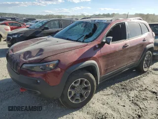 2020 Jeep Cherokee Trailhawk Elite с VIN 1C4PJMBX6LD563967, выставлен на аукционе Copart как лот 75208874 с пробегом Не указан миль и Списание • Salvage title. История ставок и продаж доступна на DreamBid. Изображение 1.