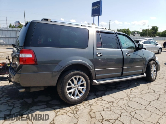 2015 Ford Expedition EL Limited with VIN 1FMJK2AT1FEF51001, listed as a Copart auction lot 62021754 with 0 mi miles and Salvage Title. Bid and sale history available at carsss.com. Image 3.
