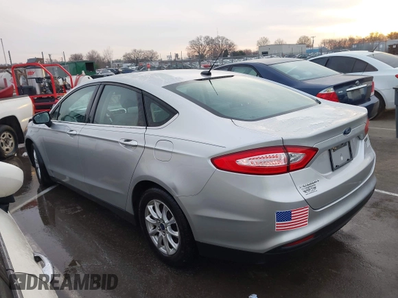 2015 Ford Fusion S with VIN 3FA6P0G79FR262395, listed as a IAAI auction lot 41751742 with 93,163 mi miles. Bid and sale history available at carsss.com. Image 14.