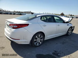 2013 Kia Optima SX w/Limited Pkg with VIN 5XXGR4A65DG150947, listed as a Copart auction lot 49588625 with 159,465 mi miles and Salvage Title. Bid and sale history available at carsss.com. Image 3.