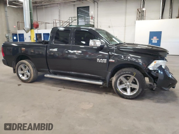 2018 Ram 1500 Express with VIN 1C6RR7FT6JS138629, listed as a Copart auction lot 58243755 with 78,984 mi miles and Salvage title. Bid and sale history available at DreamBid. Image 4.