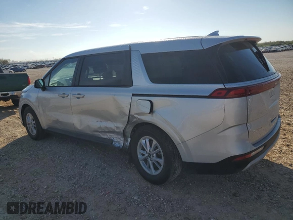 2023 Kia Carnival LX with VIN KNDNB4H39P6273290, listed as a Copart auction lot 82188894 with 22,612 mi miles and Salvage Title. Bid and sale history available at carsss.com. Image 2.
