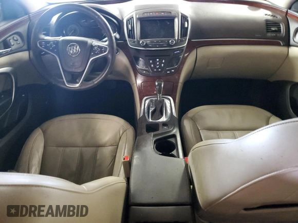 2016 Buick Regal Premium II with VIN 2G4GT5GX4G9142630, listed as a Copart auction lot 45099245 with 0 mi miles and Salvage Title. Bid and sale history available at carsss.com. Image 8.