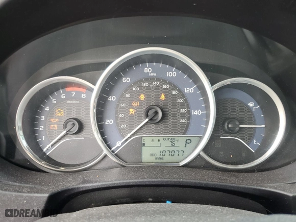 2016 Toyota Corolla L with VIN 5YFBURHE8GP435270, listed as a Copart auction lot 47665535 with 107,077 mi miles and Salvage Title. Bid and sale history available at carsss.com. Image 9.