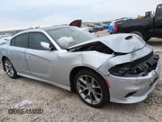 2020 Dodge Charger GT with VIN 2C3CDXHG1LH138730, listed as a Copart auction lot 50835195 with 47,542 mi miles and Salvage Title. Bid and sale history available at carsss.com. Image 4.