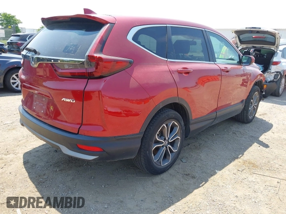 2022 Honda CR-V EX-L with VIN 2HKRW2H87NH656833, listed as a IAAI auction lot 42482299 with 49,345 mi miles and . Bid and sale history available at DreamBid. Image 4.
