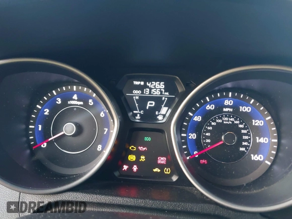 2013 Hyundai Elantra Limited with VIN 5NPDH4AE8DH240093, listed as a IAAI auction lot 41134057 with 131,567 mi miles and . Bid and sale history available at DreamBid. Image 7.