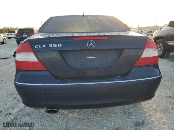2006 Mercedes-Benz CLK-Class 3.5L with VIN WDBTJ56J86F186401, listed as a Copart auction lot 76193474 with 0 mi miles and Salvage Title. Bid and sale history available at carsss.com. Image 6.