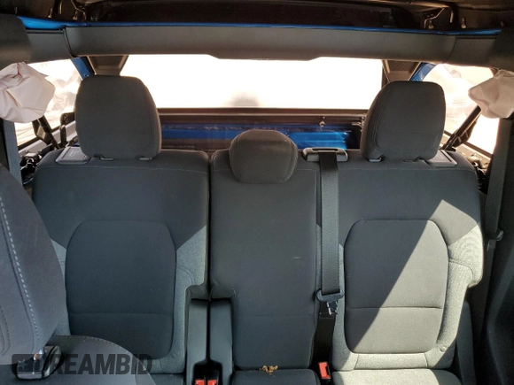 2021 Ford Bronco with VIN 1FMDE5BH9MLB02593, listed as a Copart auction lot 59632675 with 64,833 mi miles and Salvage title. Bid and sale history available at DreamBid. Image 10.