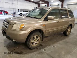 2008 Honda Pilot EX-L z VIN 5FNYF28608B003550, wystawiony jako Copart lot #69021904 z przebiegiem 281 085 mil mil oraz Szkoda całkowita • Salvage title. Historia ofert i sprzedaży dostępna na DreamBid. Obrazek 1.