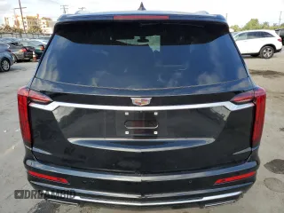 2023 Cadillac XT6 FWD Premium Luxury with VIN 1GYKPCRS9PZ117215, listed as a Copart auction lot 71242714 with 29,162 mi miles and Salvage Title. Bid and sale history available at carsss.com. Image 6.