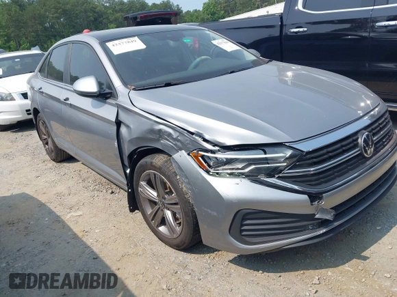 2023 Volkswagen Jetta SE with VIN 3VW7M7BU5PM025914, listed as a IAAI auction lot 42377849 with 33,138 mi miles and . Bid and sale history available at DreamBid. Image 1.
