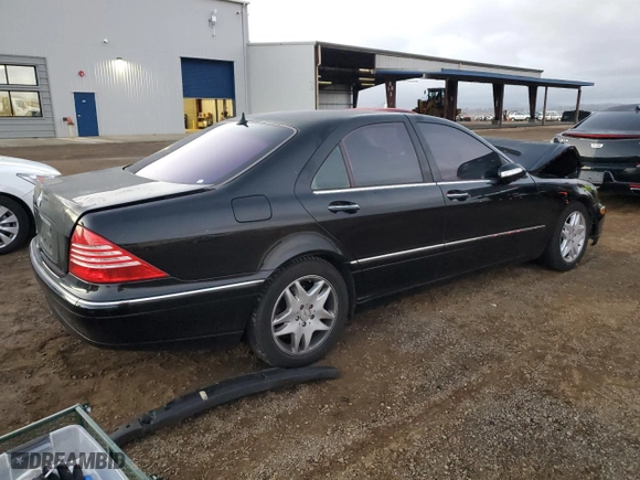 2006 Mercedes-Benz S-Class 3.7L with VIN WDBNF67J76A473143, listed as a Copart auction lot 80699114 with 0 mi miles and Salvage Title. Bid and sale history available at carsss.com. Image 3.