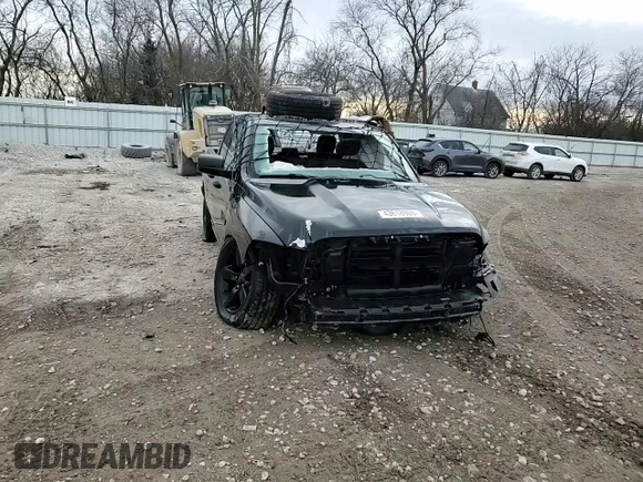 2018 Ram 1500 Express with VIN 1C6RR7FTXJS242136, listed as a Copart auction lot 43618905 with 0 mi miles and Salvage Title. Bid and sale history available at carsss.com. Image 13.