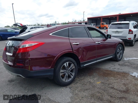 2014 Honda Crosstour EX with VIN 5J6TF1H37EL001369, listed as a IAAI auction lot 41997734 with 85,014 mi miles and . Bid and sale history available at DreamBid. Image 4.